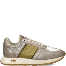 кроссовки с эффектом металлик