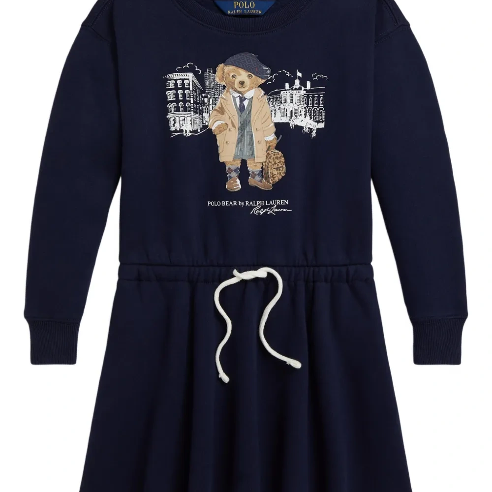 Платье с кулиской и принтом