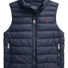 дутый жилет на молнии