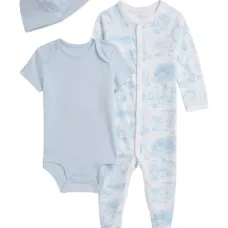 Комплект для новорожденного с принтом
