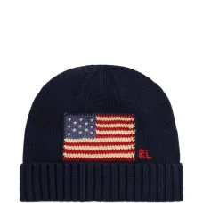 шапка бини в рубчик с вышивкой