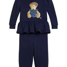 спортивный костюм с оборками и принтом Teddy Bear