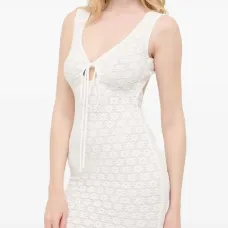 Платье миди с открытой спиной