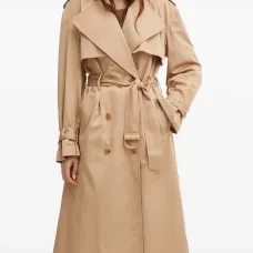 Двубортный тренч Halle с поясом Двубортный тренч Halle с поясом