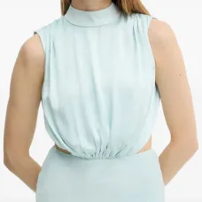 Платье Delphine с высоким воротником