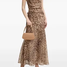 Юбка макси Monroe с леопардовым принтом Юбка макси Monroe с леопардовым принтом