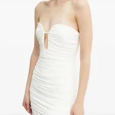 Платье макси со сборками