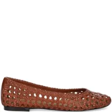 Плетеные балетки