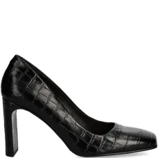 Туфли с тиснением под кожу крокодила