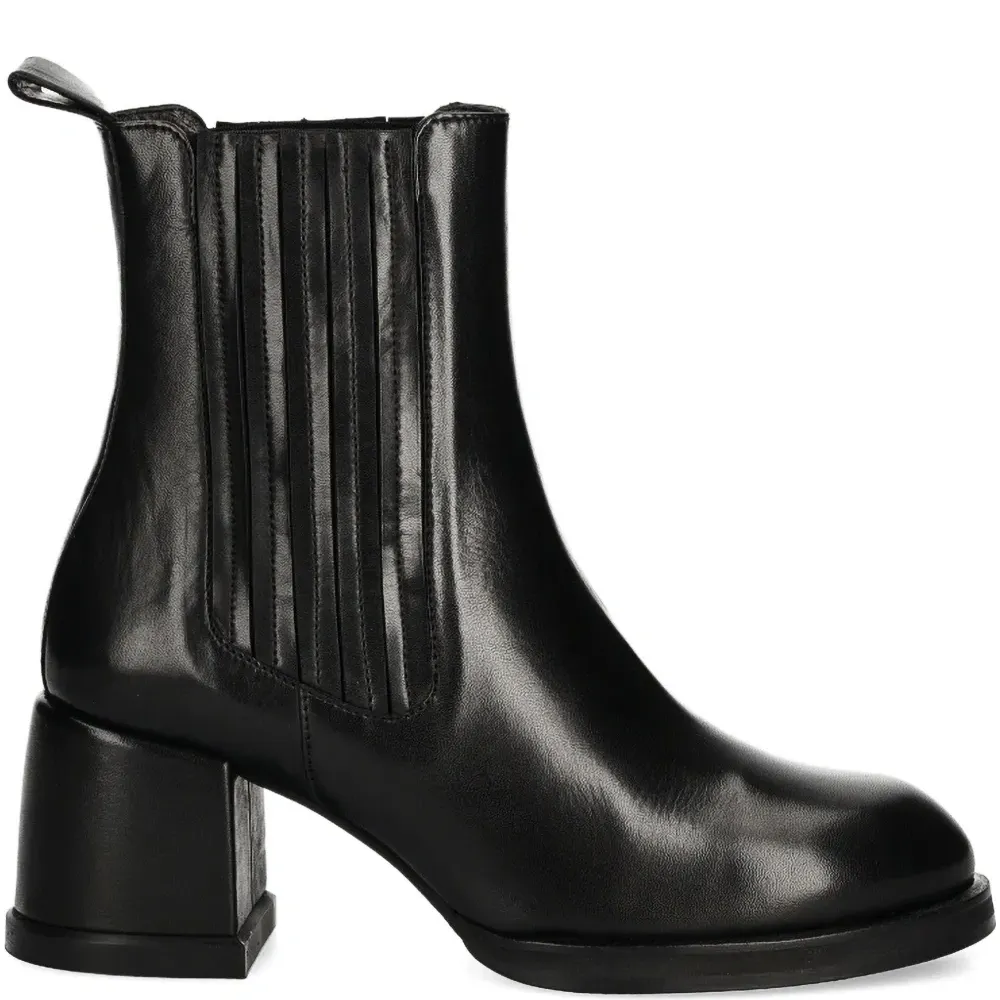 Ботильоны на блочном каблуке