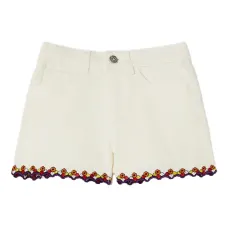 джинсовые шорты с вышивкой джинсовые шорты с вышивкой