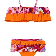 бикини с оборками и принтом Fontane