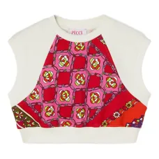 Укороченный топ в технике пэчворк