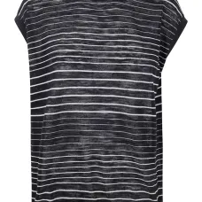 льняной топ в полоску