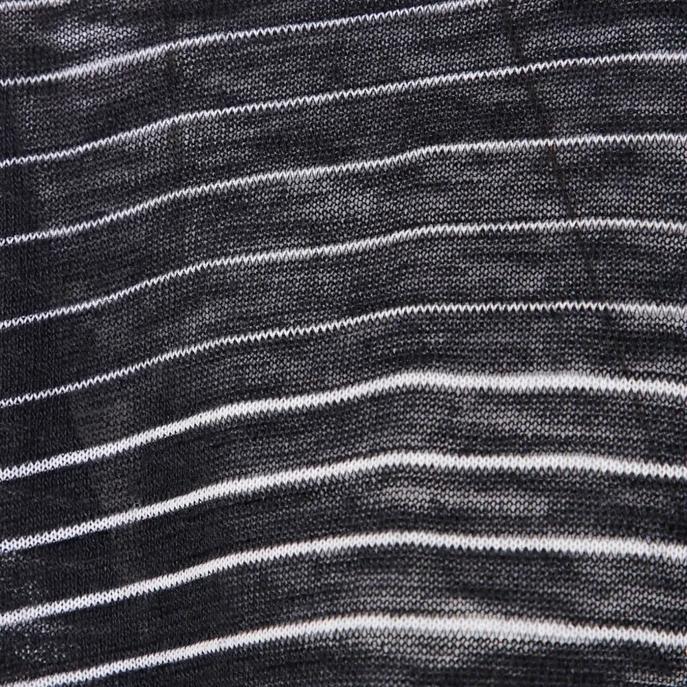 льняной топ в полоску