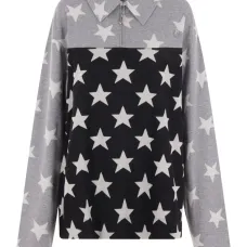 рубашка поло с принтом