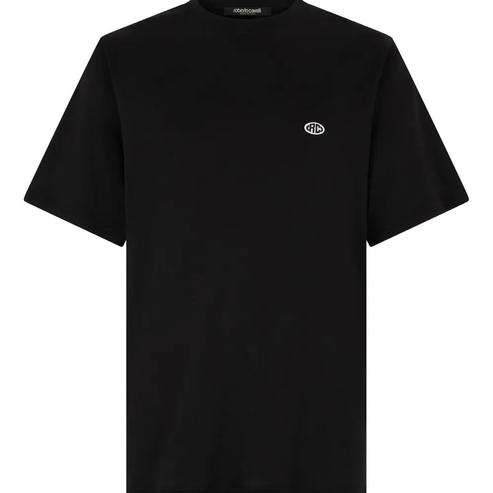 футболка с нашивкой-логотипом