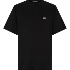 футболка с нашивкой-логотипом