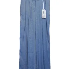 Льняные брюки со складками