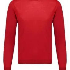 Шерстяной свитер с круглым вырезом