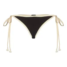 Плавки бикини с отделкой в рубчик