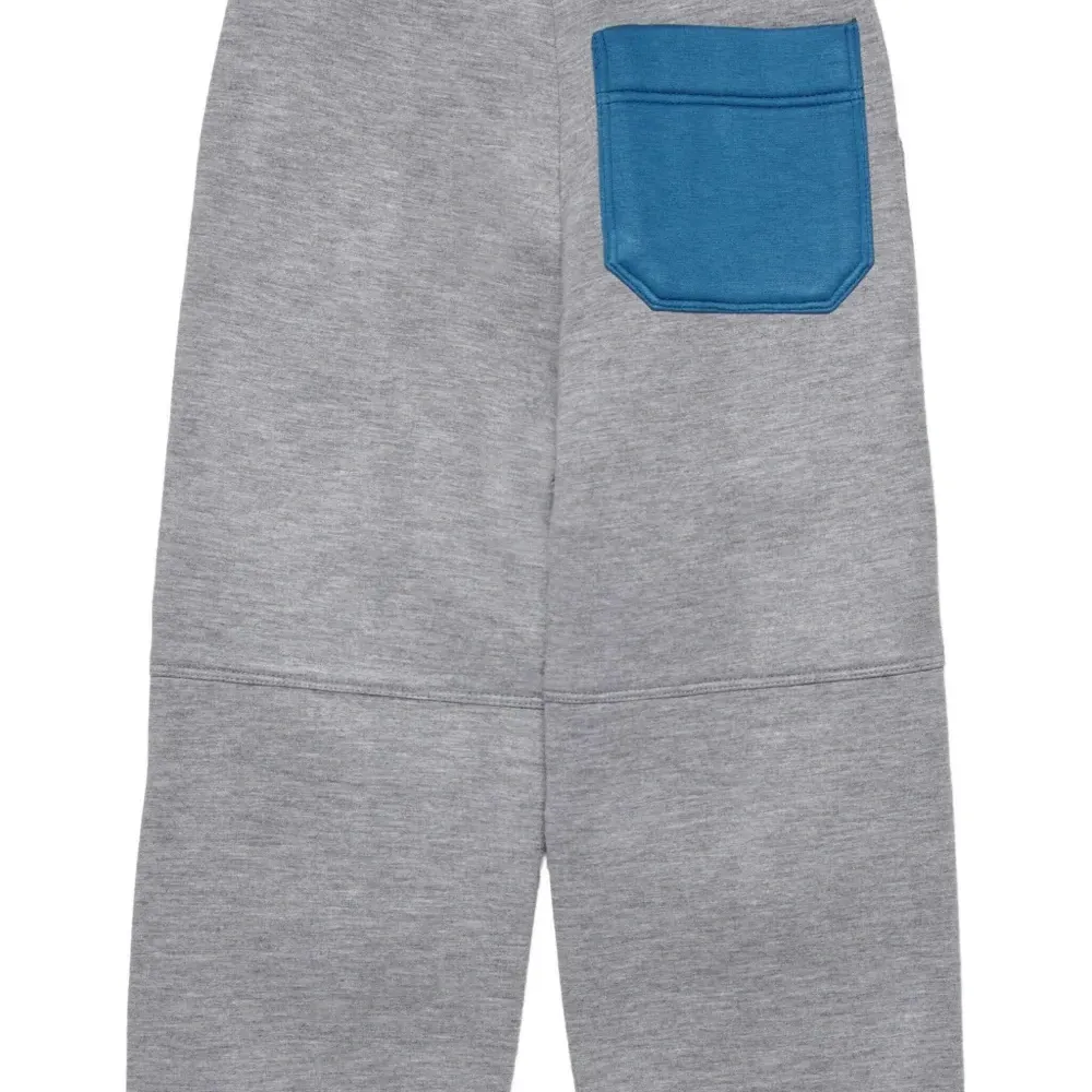 Брюки с нашивкой-логотипом