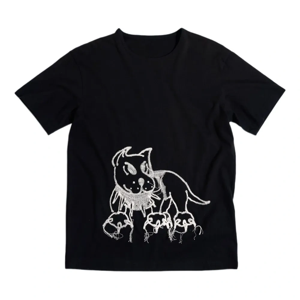 футболка с вышивкой