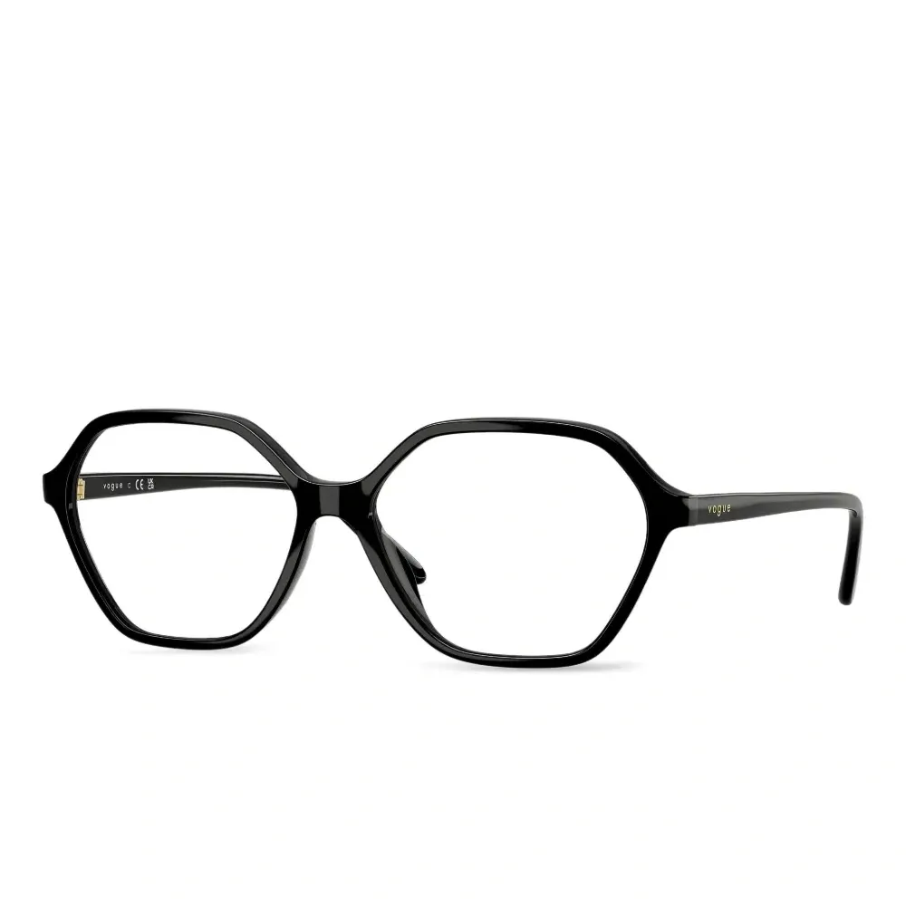 Очки в геометричной оправе