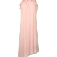 платье с вырезом халтер и оборками платье с вырезом халтер и оборками