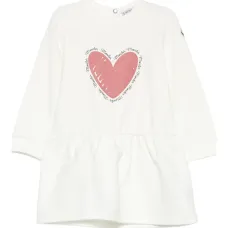 Платье с оборками и принтом