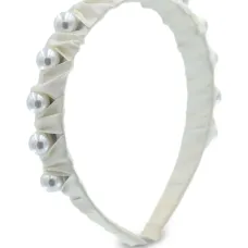 ободок с искусственным жемчугом