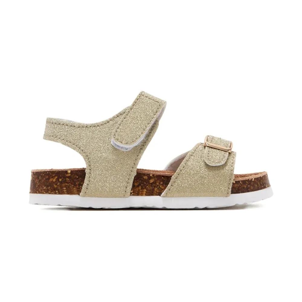 Сандалии с блестками