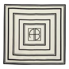 шелковый платок с монограммой