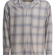 Клетчатая рубашка с воротником