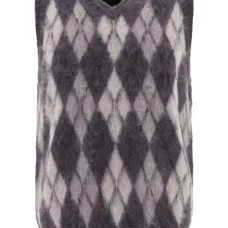 Жилет с узором аргайл
