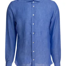 Льняная рубашка с длинными рукавами Льняная рубашка с длинными рукавами