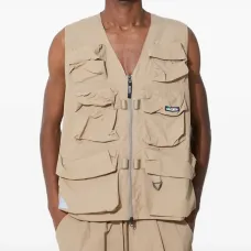 Жилет с сетчатыми вставками и карманами Жилет с сетчатыми вставками и карманами