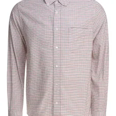 Рубашка в клетку с карманом