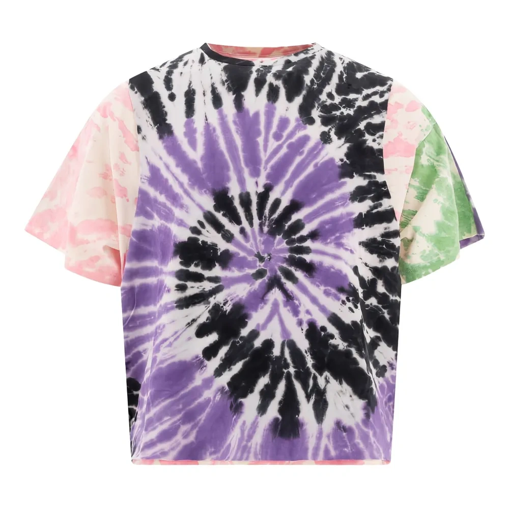 Футболка с принтом тай-дай