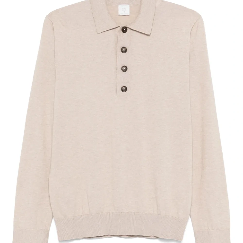 рубашка поло с длинными рукавами