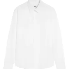 рубашка с тисненым логотипом