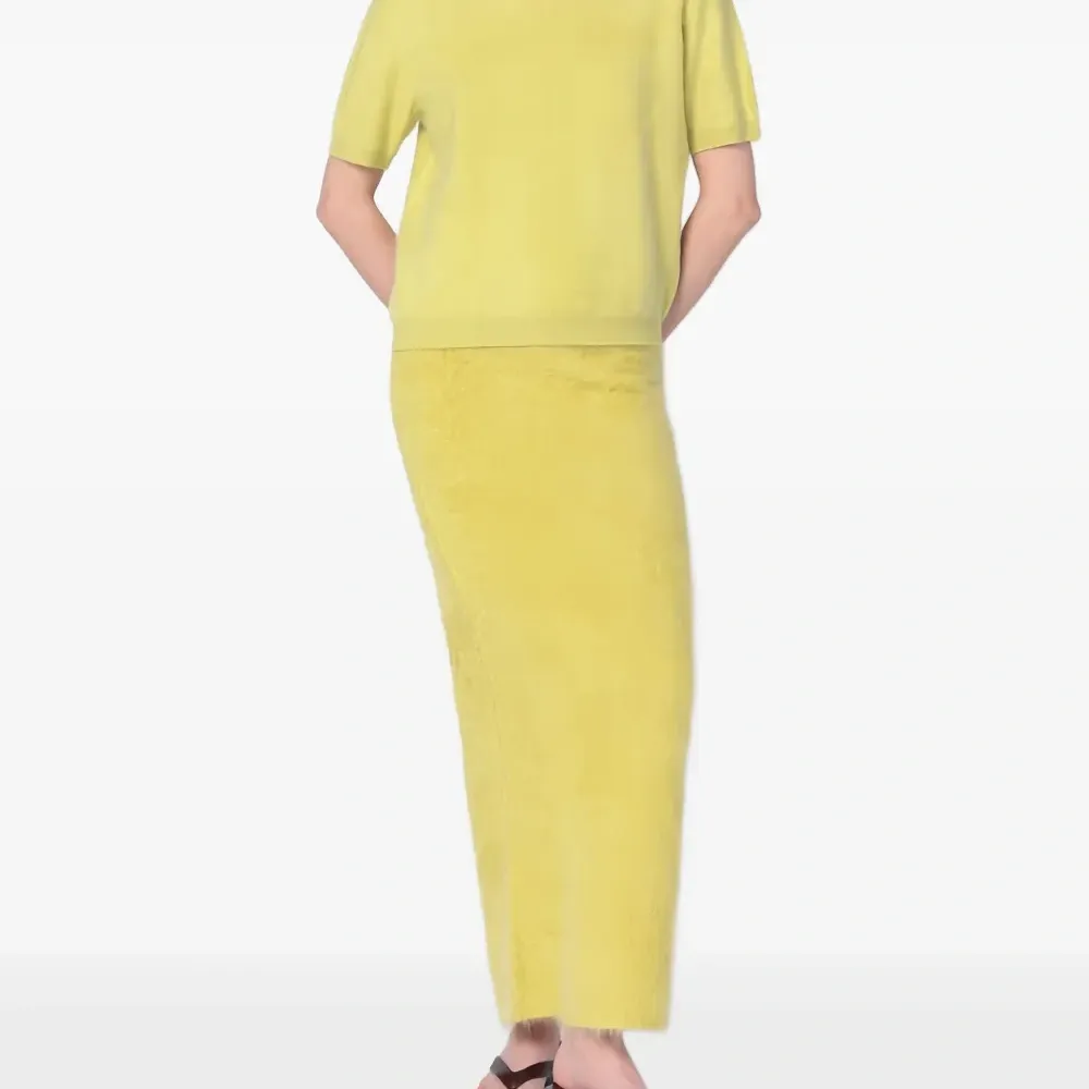 Кашемировая юбка макси