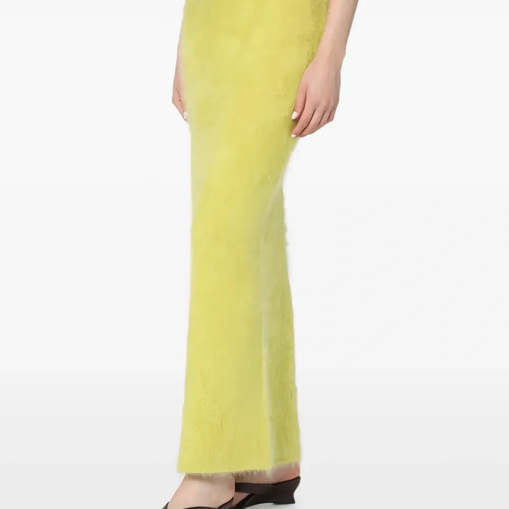 Кашемировая юбка макси