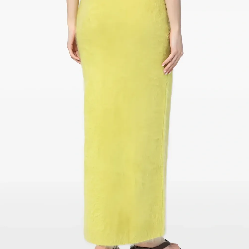 Кашемировая юбка макси