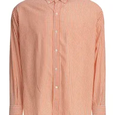 Полосатая рубашка на пуговицах