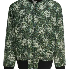 Бомбер с абстрактным принтом