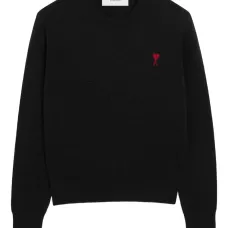 шерстяной свитер с вышивкой