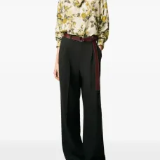 рубашка с цветочным принтом