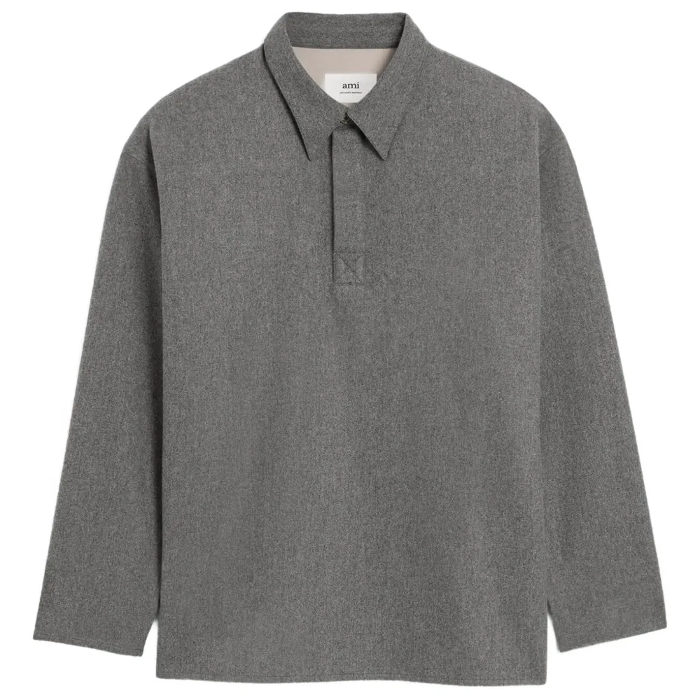 Шерстяная рубашка поло