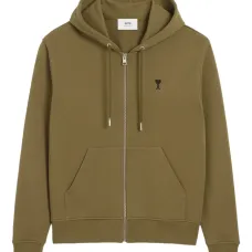 Худи на молнии с монограммой Ami-De-Coeur